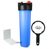 Корпус фильтра 20BB Tiger Filtration 1" (пластмасс) + картридж Корпус фильтра 20BB Tiger Filtration 1" (пластмасс) + картридж